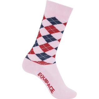 Riding socks girl Equipage Lax argyle