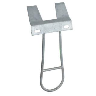 Hanging plate with zinc-plated security Kerbl