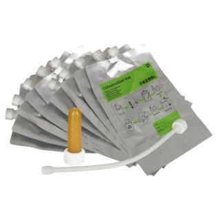 Kit of 50 colostrum bags with 3 teats and 3 probes Kerbl ColostroStart