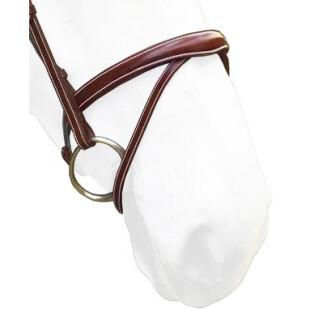 Horse noseband Silver Crown Flash 3D