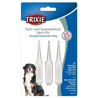 Pack of 6 sets of 3 flea and tick pipettes for dogs Trixie Spot-On