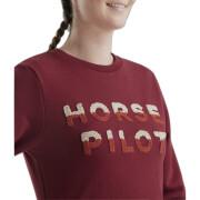 Sweatshirt women's riding Horse Pilot Team